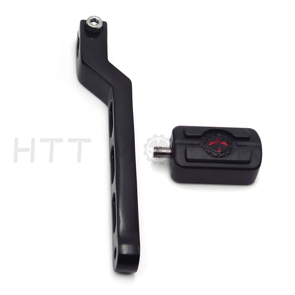 1pc Black Skull Toe Shift Lever for Harley Road King (1988–2018)