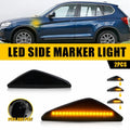 1 Pair LED Fender Side Marker Light Turn Signal for BMW X3 F25 X5 E70 X6 E71
