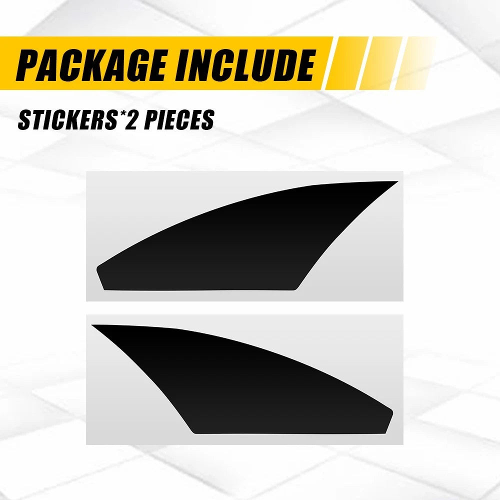 Set of 2 Smoke Vinyl Tint Overlays for Civic (2022–2025)
