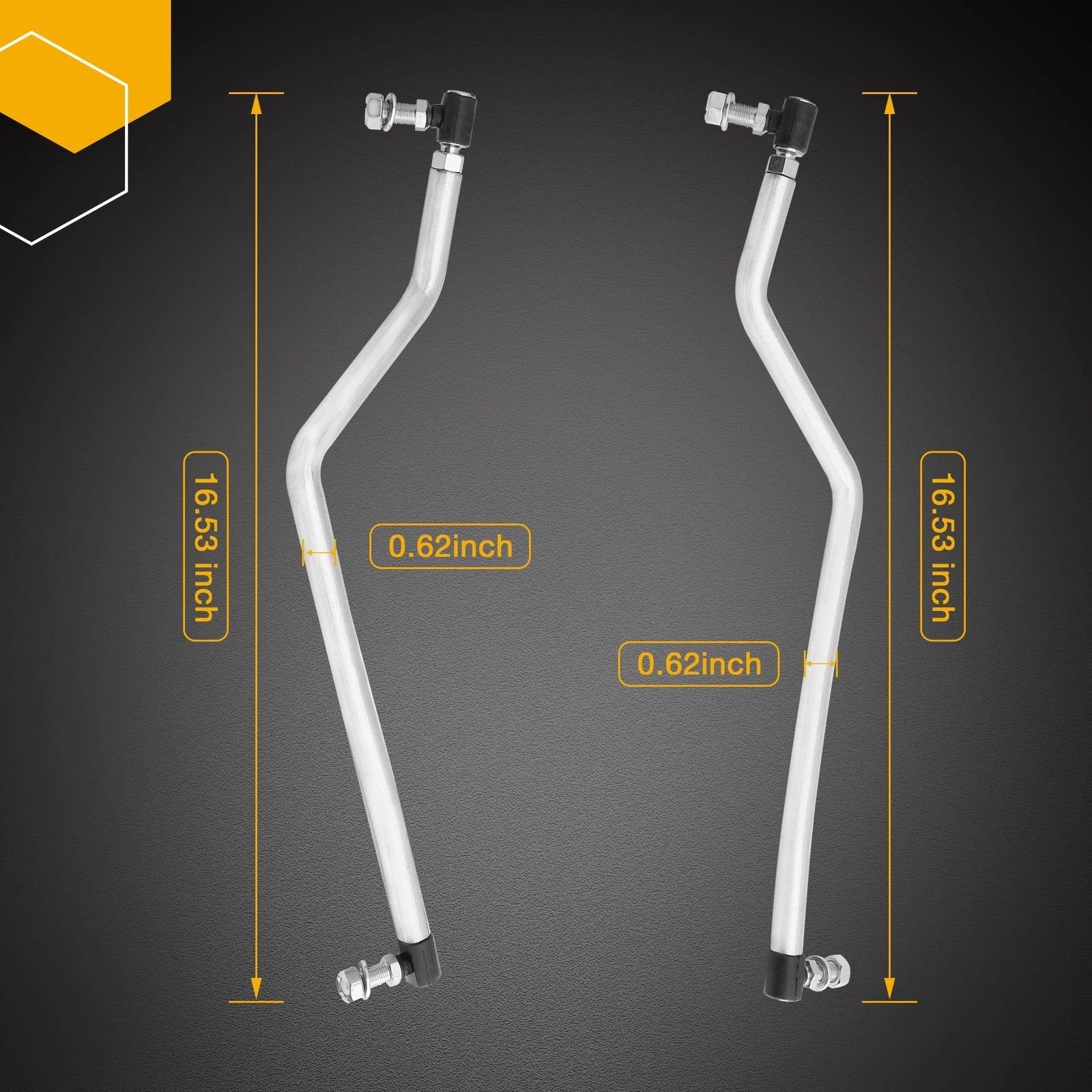 Adjustable Steering Drag Link Set for Craftsman Husqvarna