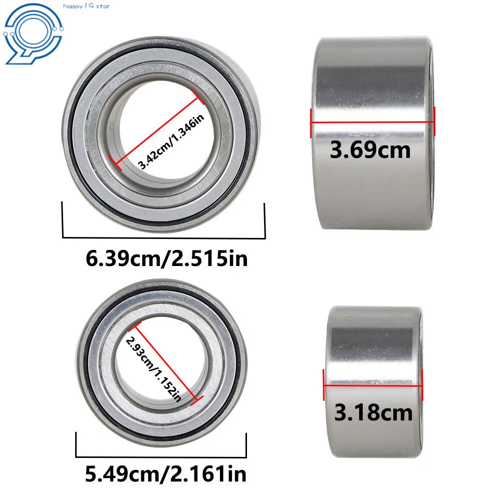Wheel Bearings for Polaris Sportsman 400 450 500 570 600 700 800 (2000–2023)