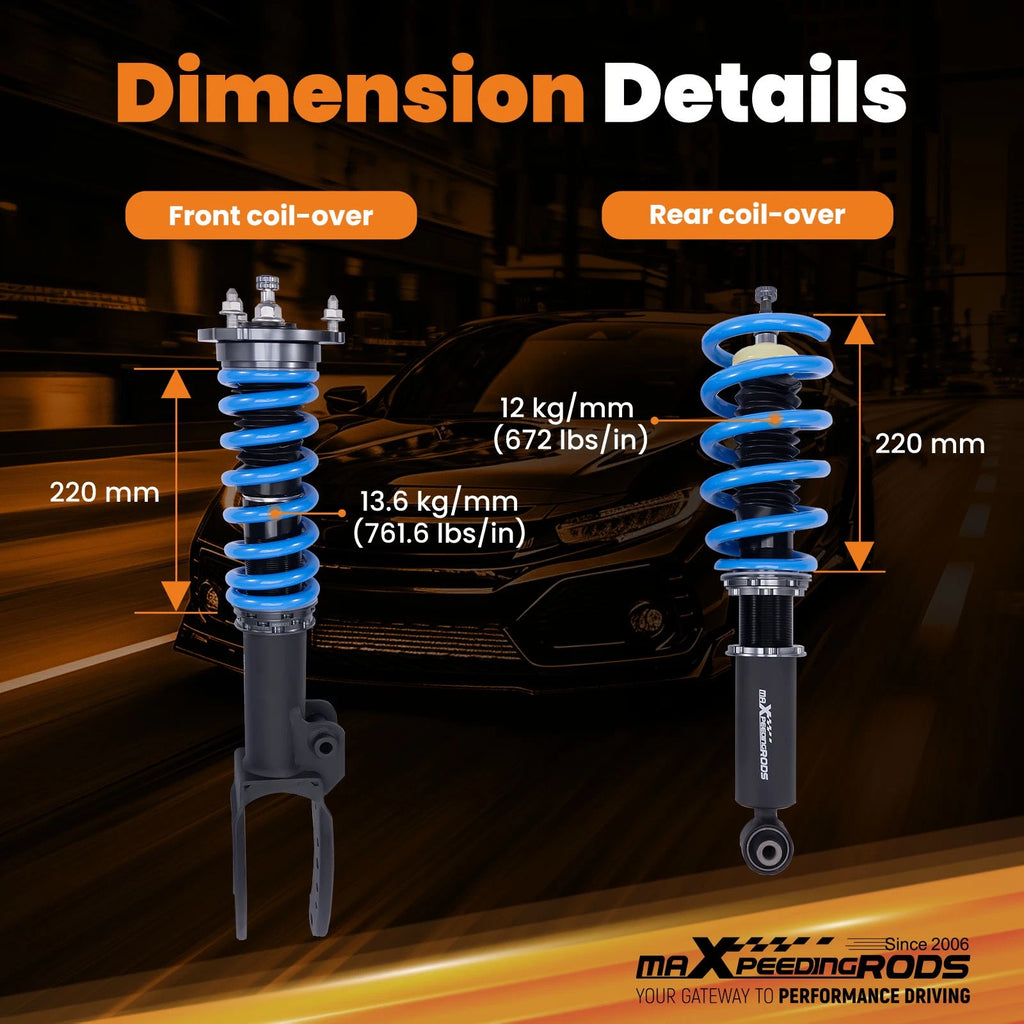 Adjustable Coilovers Lowering Kit for VW Touareg (2010-2017)