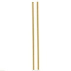 Set of 2 Brass Round Rods 3mm Diameter 200mm Length for Miniature Shafts