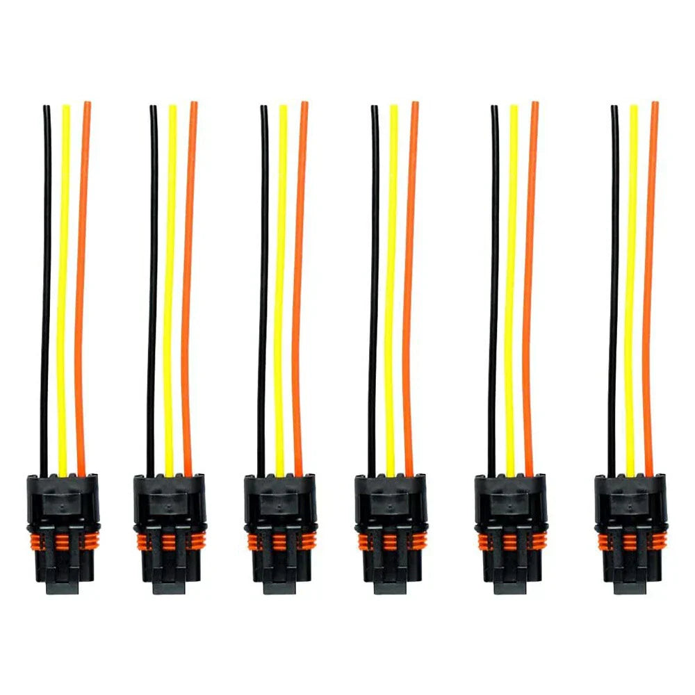 6Pcs Pulse Power Plug Pigtail Connector for Polaris Ranger XP 1000 (2018-2021)