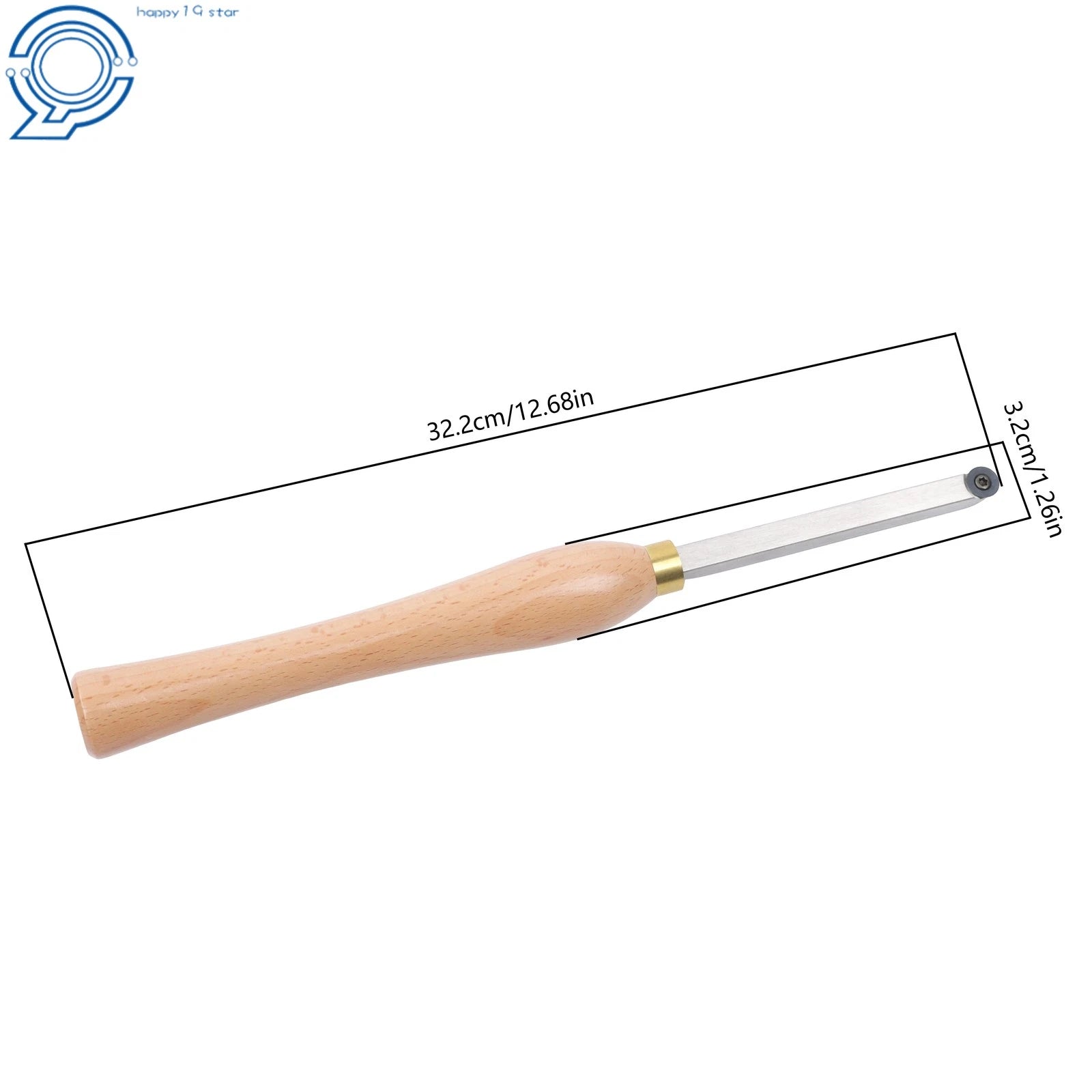 Carbide Wood Turning Tool Finisher Chisel for Mini Size (Ci3 12mm)