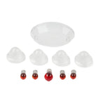 Clear Tail Light Lens Covers for T100 Scrambler Speedmaster Roadster (2001-2023)