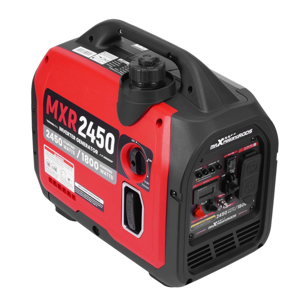 Portable 2450W Generator for Home Backup (15kg, 2x120V Outlets)