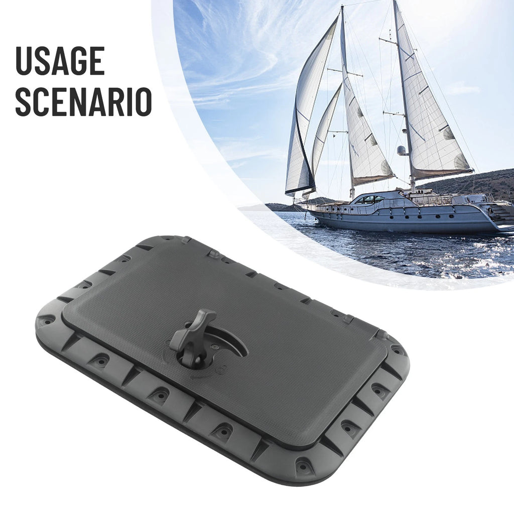 Marine Deck Plate Square Hatch Pull Out Handle for Boat/Kayak/Canoe