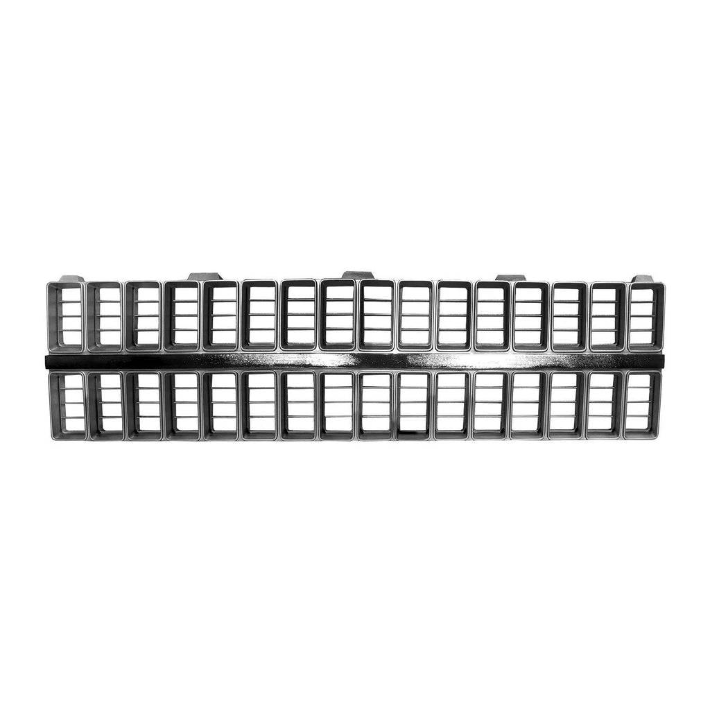 Replacement Silver Chrome Front Grille (See compatibility Chart)