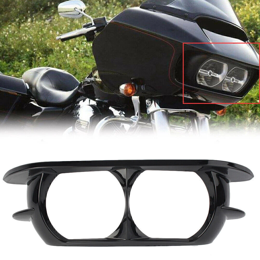 Dual Headlamp Trim Cover Bezel for Harley Road Glide (2015–2019)