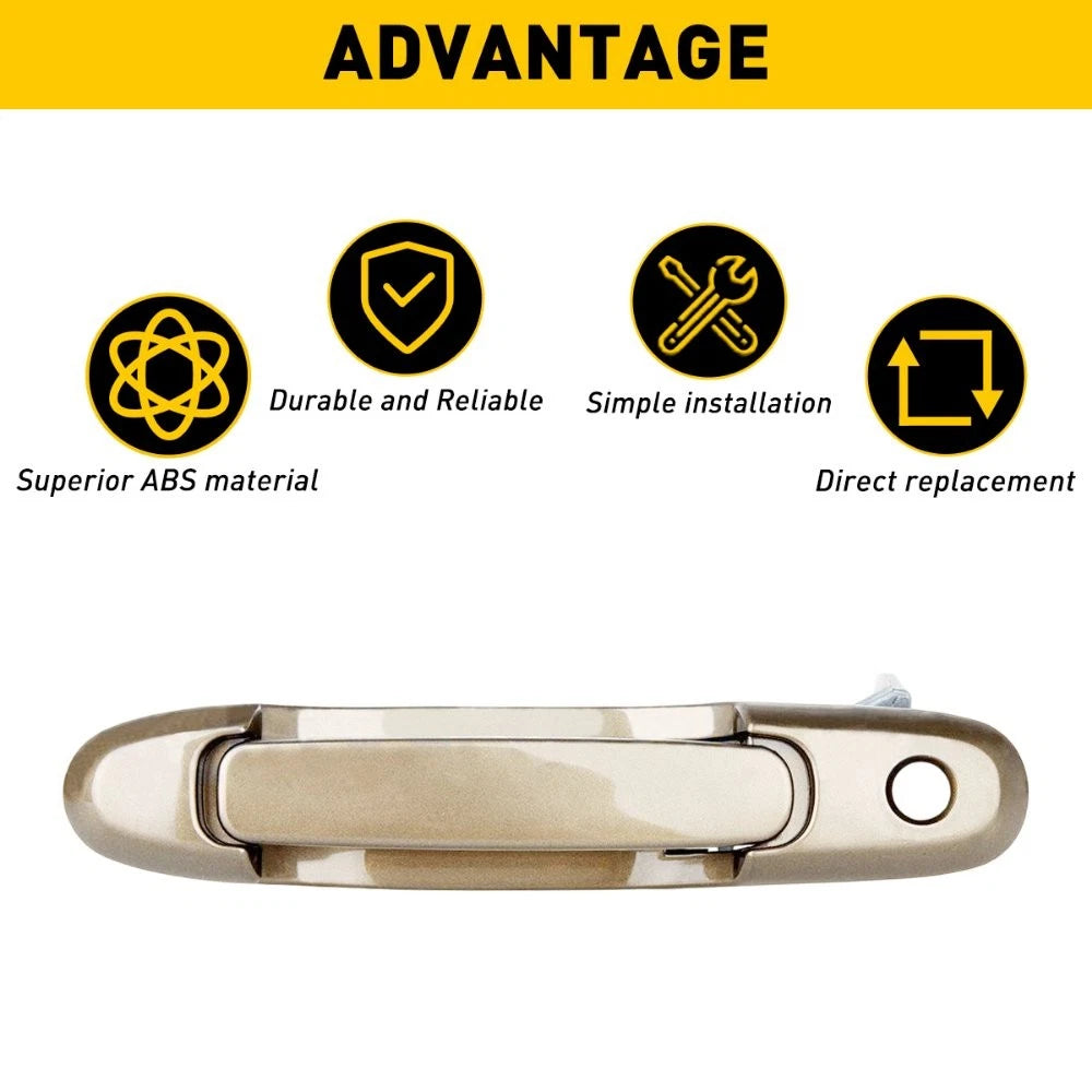 Exterior Door Handle for Toyota Sienna (1998–2003) - Gold