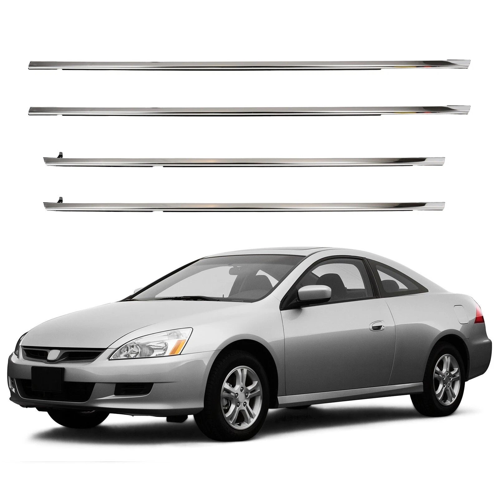 Set of 4 Weatherstrip Door Seal for Honda Accord (2003–2007)