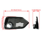 LED Fog Lights for Honda Civic Hatchback (2017–2019) - Wiring Switch Set