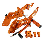Adjustable Foot Bracket Pegs Rear Set for KTM RC 200/390 (2014–2021)