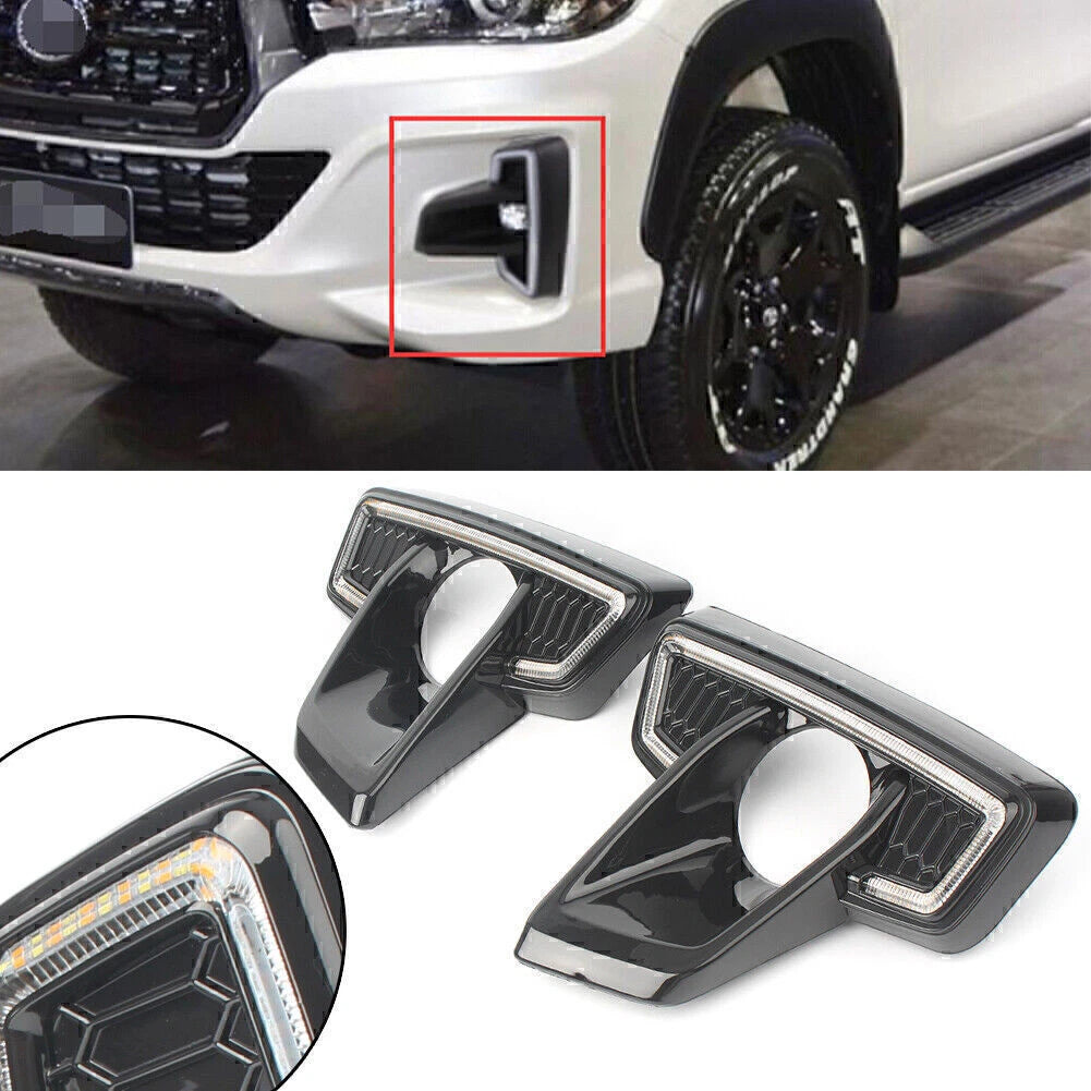 LED Daytime Running Light Fog Lamp for Toyota Hilux Revo Rocco (2018)