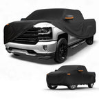 Waterproof Car Cover for Chevy Silverado (190T-PU, Black)