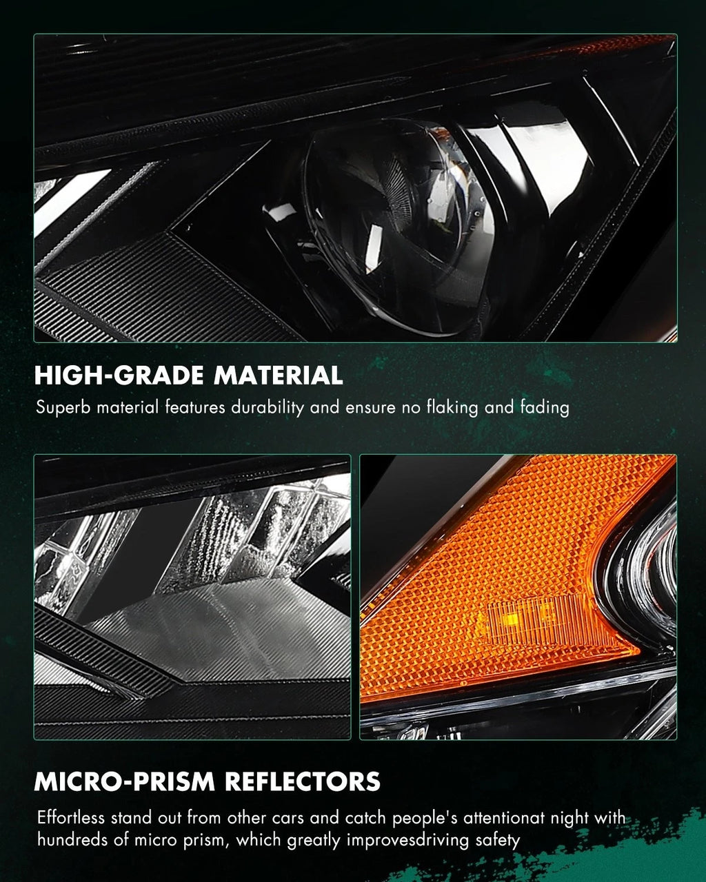 Full LED Headlight Left Side for Nissan Altima (2023–2024)