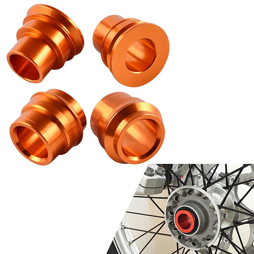 Set of 2 Wheel Axle Spacers for KTM 250 300 500 EXC EXCF XC-W TPI (2017–2023)