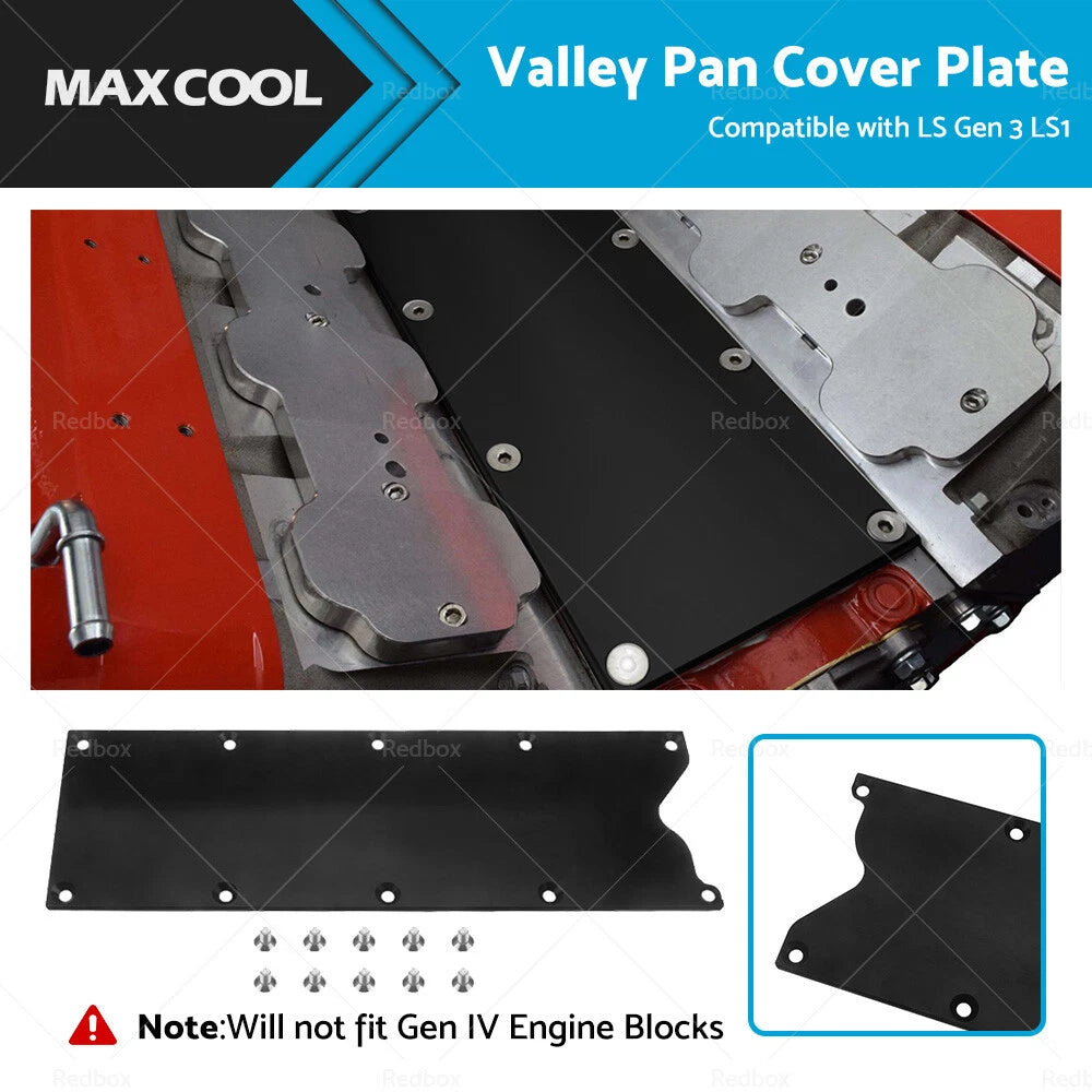 LS1 LS2 Billet Valley Cover Knock Sensor Delete Kit (Suitable for LS)