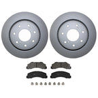 Front Brake Kit 350mm Disc Rotors TRW Pro Metallic Pad for Ford F-150 (2015–2023)