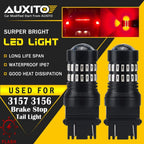 2X RED FLASH LED Brake Stop Tail Light Bulbs 3157 3057 for Nissan Altima (1998–2009)