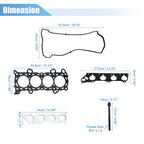 Set of 4 Engine Cylinder Head Gasket for Honda CR-V (2002–2006)