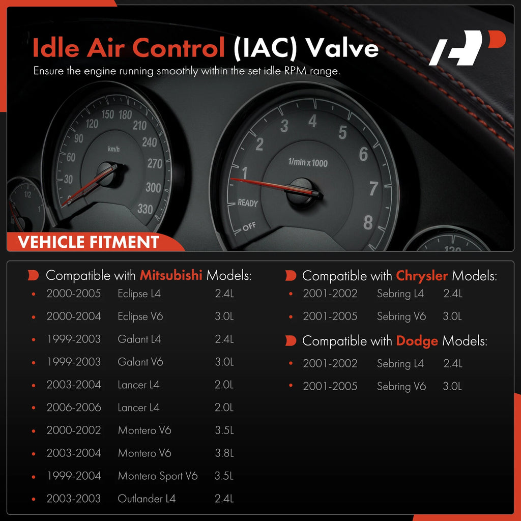 Idle Air Control Valve for Chrysler Sebring, Dodge Stratus (2001–2005)