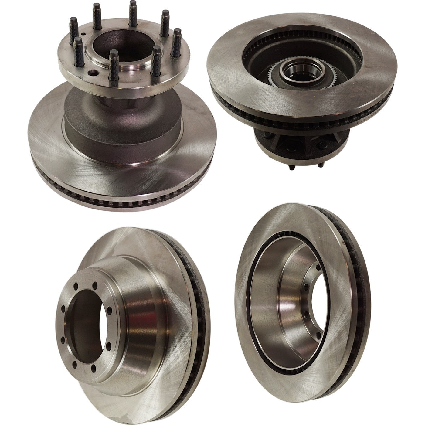 Front and Rear Disc Brake Rotors for Ford E-450 Super Duty (2008–2021)