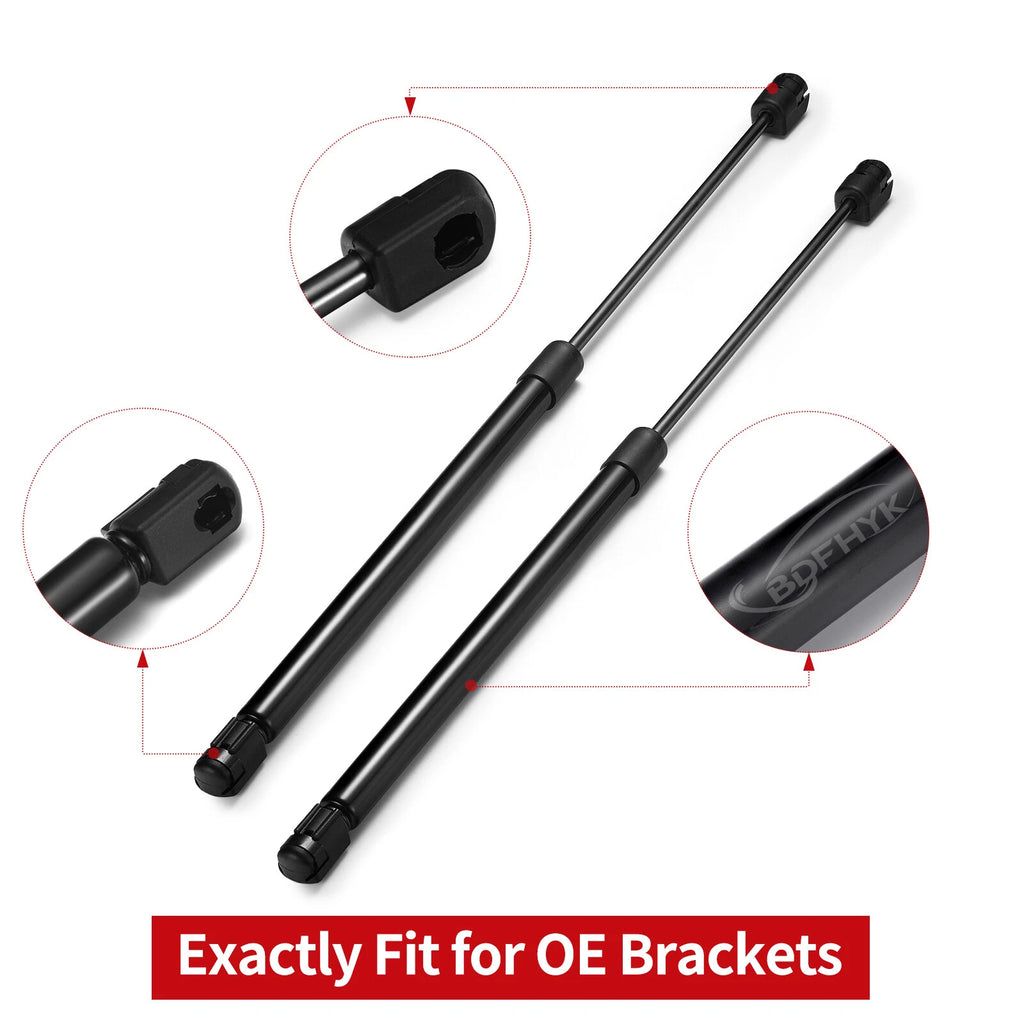 Rear Back Window Glass Lift Supports for Jeep Wrangler (2007-2018)