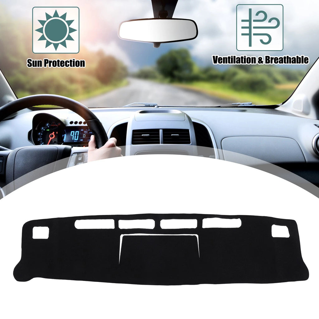 Dashboard Cover for Nissan NV350 (2012–2020) Black Polyester Non-slip Mat