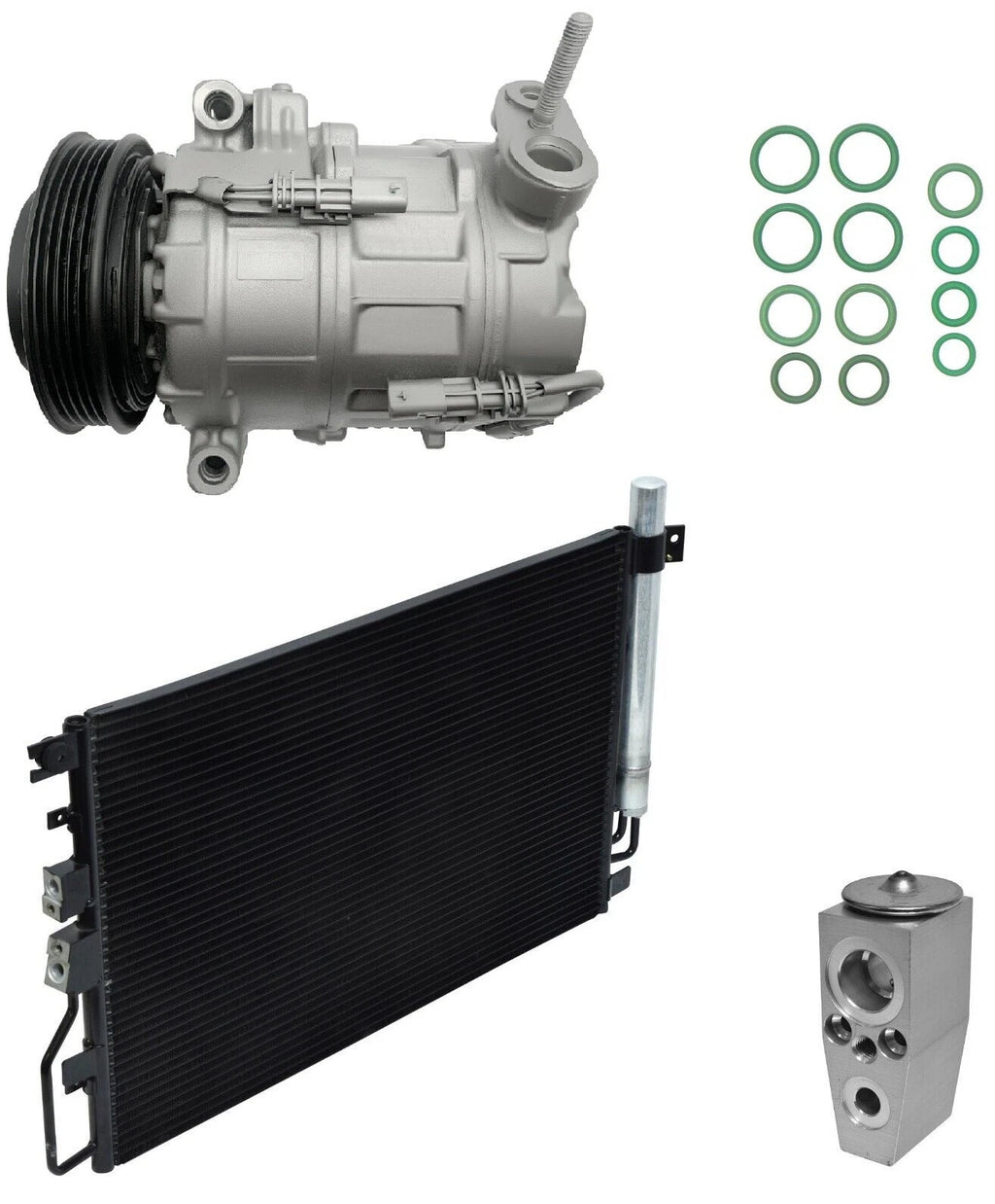 AC Compressor Kit With Condenser for GMC Terrain 2.4L (2015–2018)