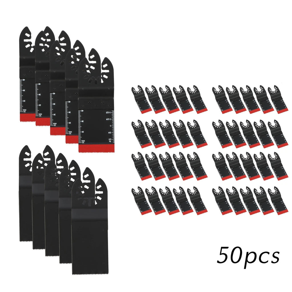 Set of 50 Bi-Metal Oscillating Blades for Multitools