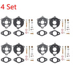 Set of 4 Carburetor Gasket Kits for Briggs & Stratton (394693, 291763, 295938)