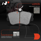 Front Drilled Brake Rotors & Ceramic Pads for Ford Taurus