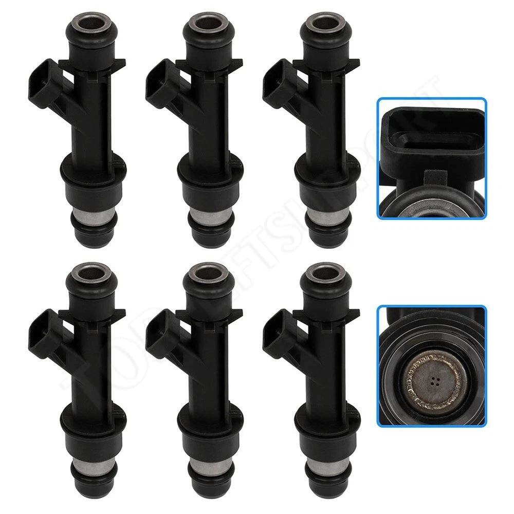 Set of 6 Fuel Injectors for Chevrolet Trailblazer GMC Envoy Isuzu Ascender