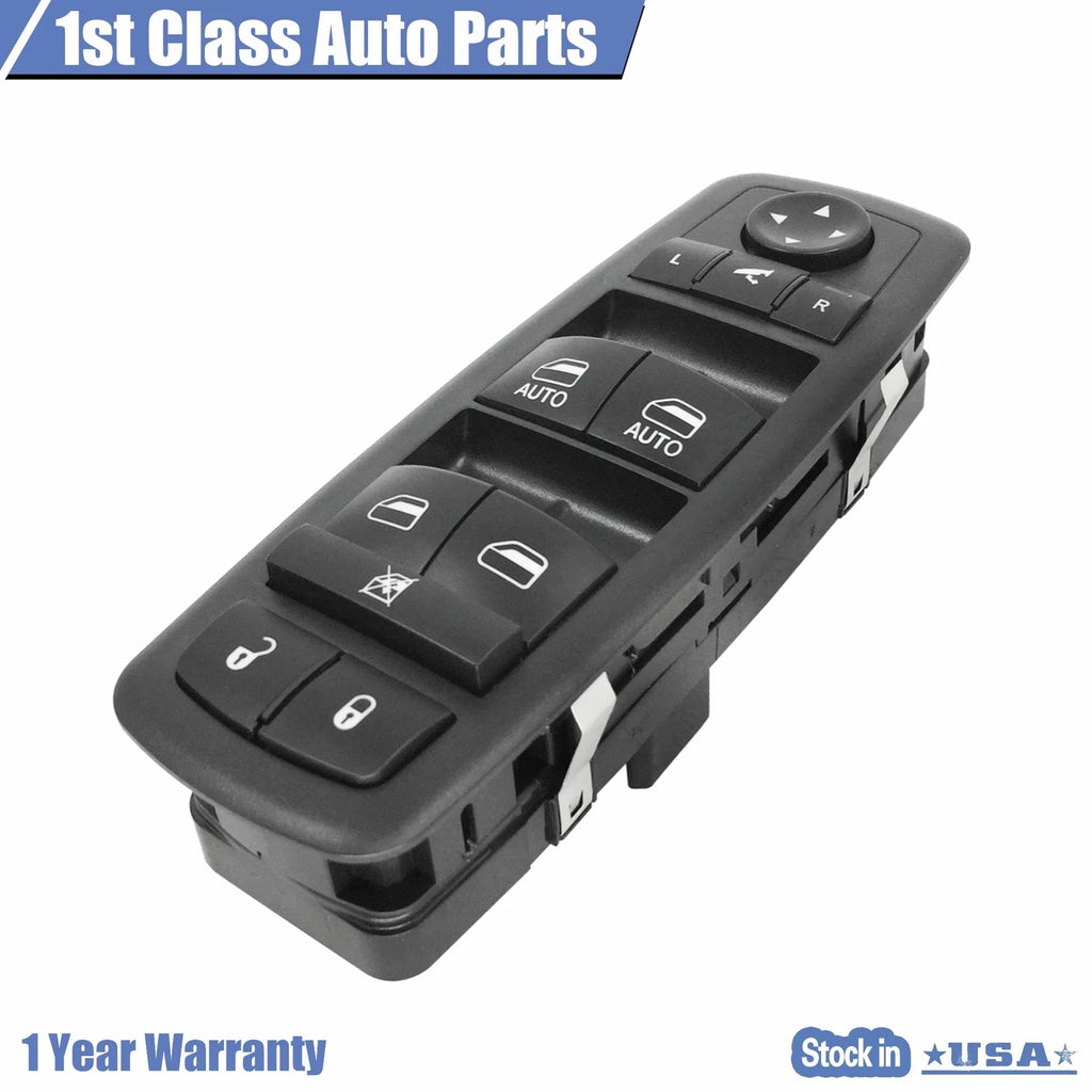 Left Master Power Window Switch for Chrysler Town & Country, Dodge Grand Caravan (2008–2016)
