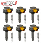 6X Ignition Coil + Iridium Spark Plug for Ford Taurus (2011–2019) BL3Z12029B
