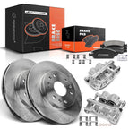 Set of 8 Disc Brake Rotors and Pads with Calipers for Chevy Suburban