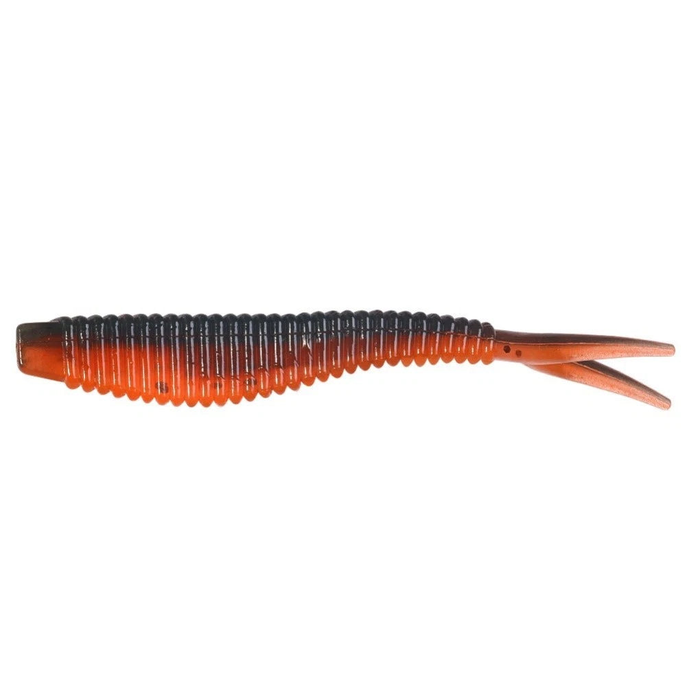 Set of 60 Soft Fishing Lures 6cm with Hooks and Storage Box for Freshwater Fish