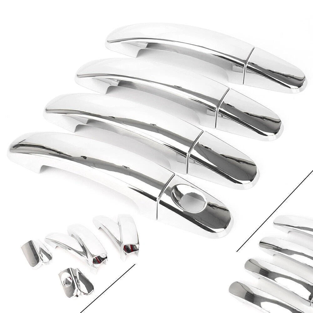 Set of 8 Chrome Door Handle Cover Trim for Ford Focus MK2 (2005–2011)