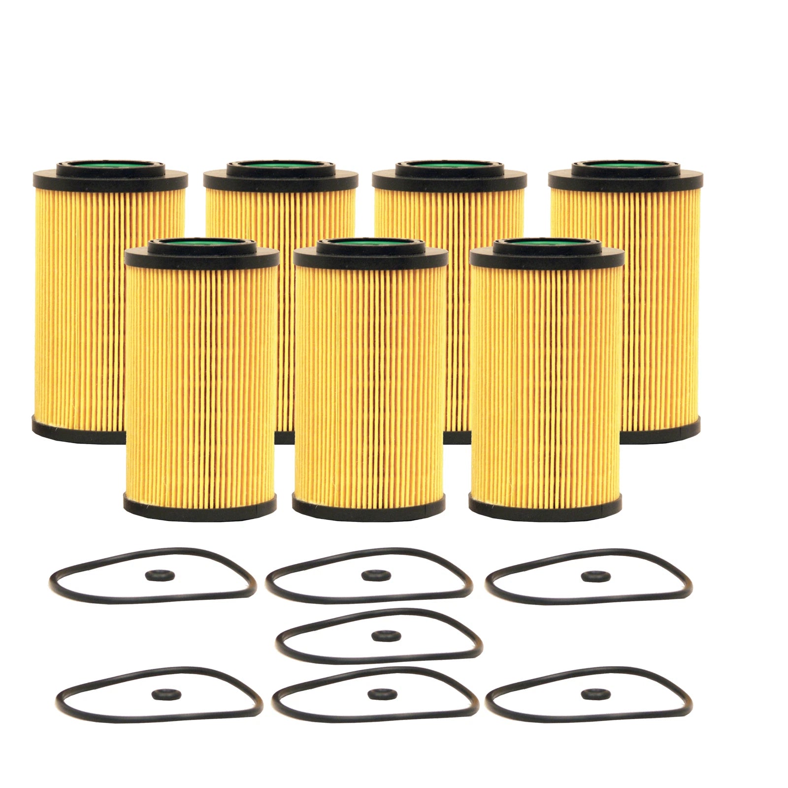 Set of 7 Engine Oil Filters for Hyundai Kia V6 (StdAsp GAS)