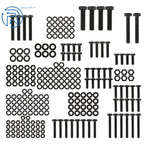 Set of 240 Hex Head Cap Bolts and Nuts Combination Kit Carbon Steel