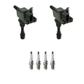 2X Ignition Coil & 4 Nickel Spark Plugs for Mazda Miata (1990–2005)