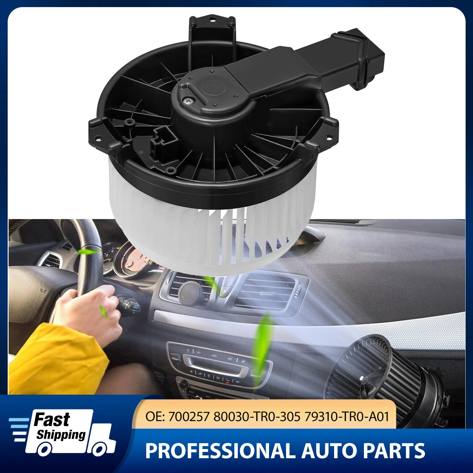 Front HVAC Blower Motor for Honda Civic Acura ILX RDX (2012–2015)
