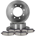 Rear Disc Rotors + Ceramic Brake Pads for Ford F-250 F-350 Excursion (1999–2004)