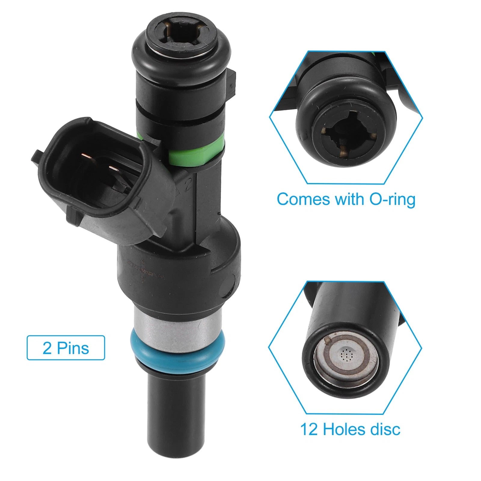 Fuel Injector 16600-ED000 for Nissan Versa Micra Tiida Qashqai (2007–2013)