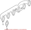 Exhaust Manifold Gasket for Dodge Ram 2500 3500 5.9 6.7 L6 (2003–2018)
