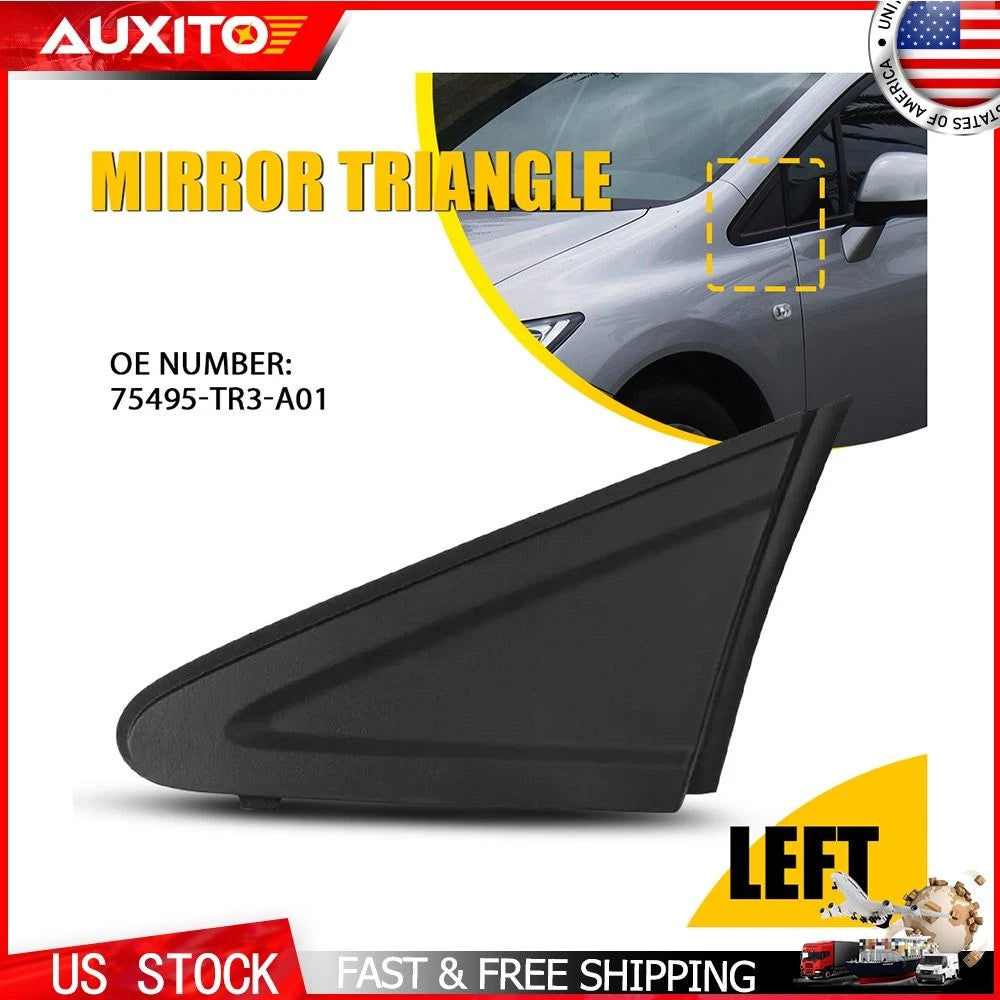 Driver Left Fender Pillar Trim Mirror Corner Molding for Honda Civic (2012–2015)