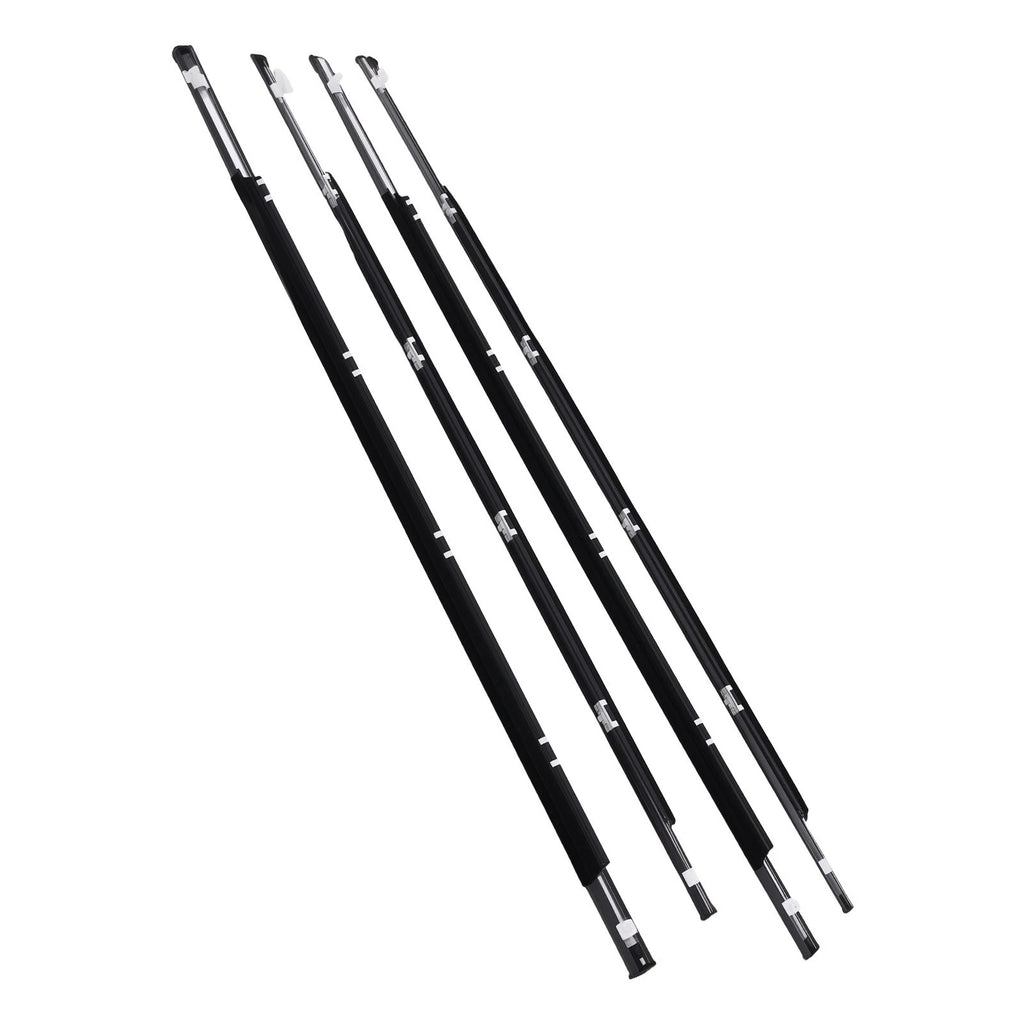 Set of 4 Weatherstrip Door Moulding Trim for Honda Civic (1992–1995)