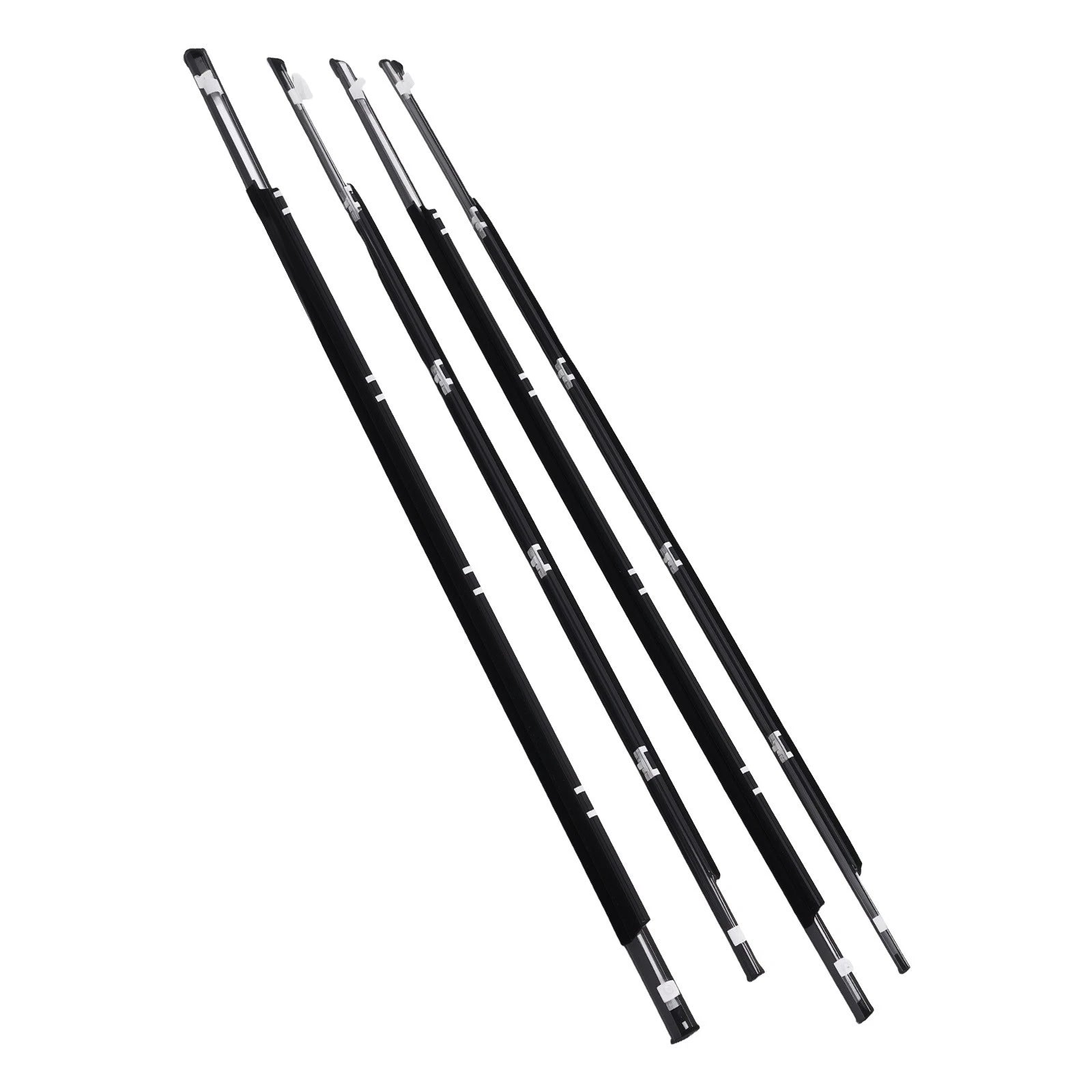 Set of 4 Weatherstrip Door Moulding Trim for Honda Civic (1992–1995)